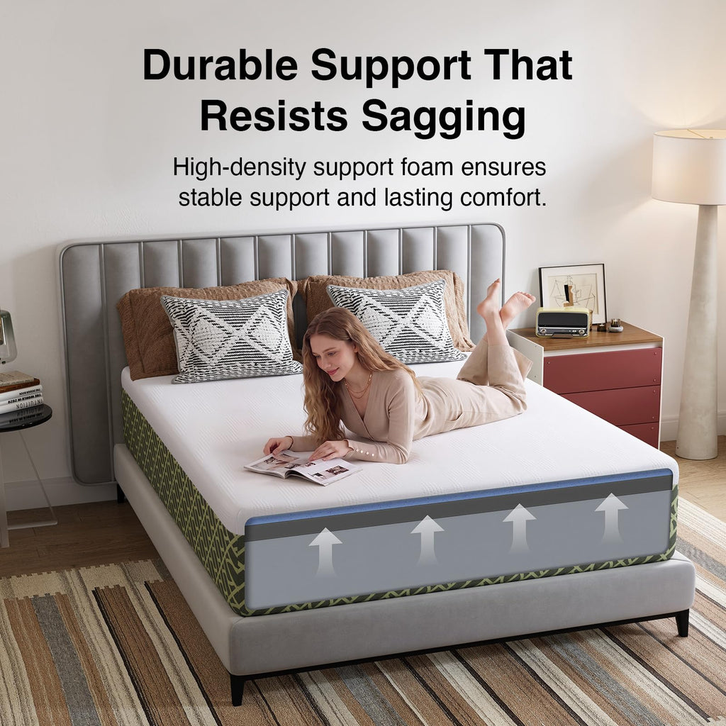 5 Inch Gel Memory Foam Twin Size Mattress Z2367