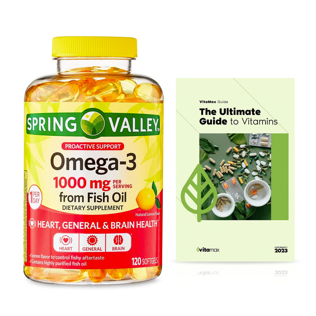 Omega-3 Fish Oil 1000 mg 120 Count C90940