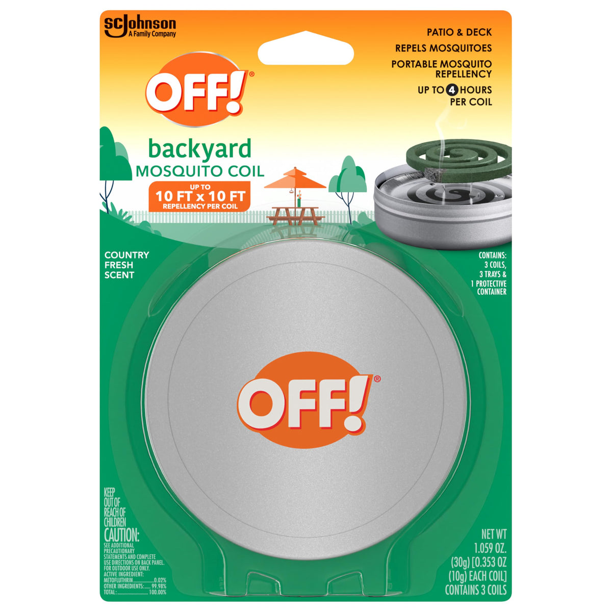 Mosquito Coils with Trays 3 Count (Pack of 3) D778585