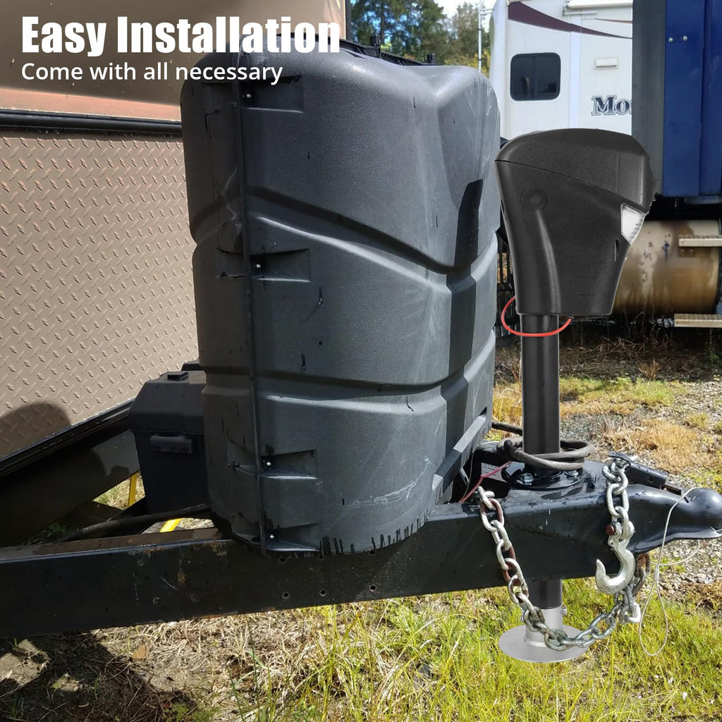 Electric Trailer A-Frame Tongue Jack 3,500 Lbs 18-Inch Stroke 12V DC B435