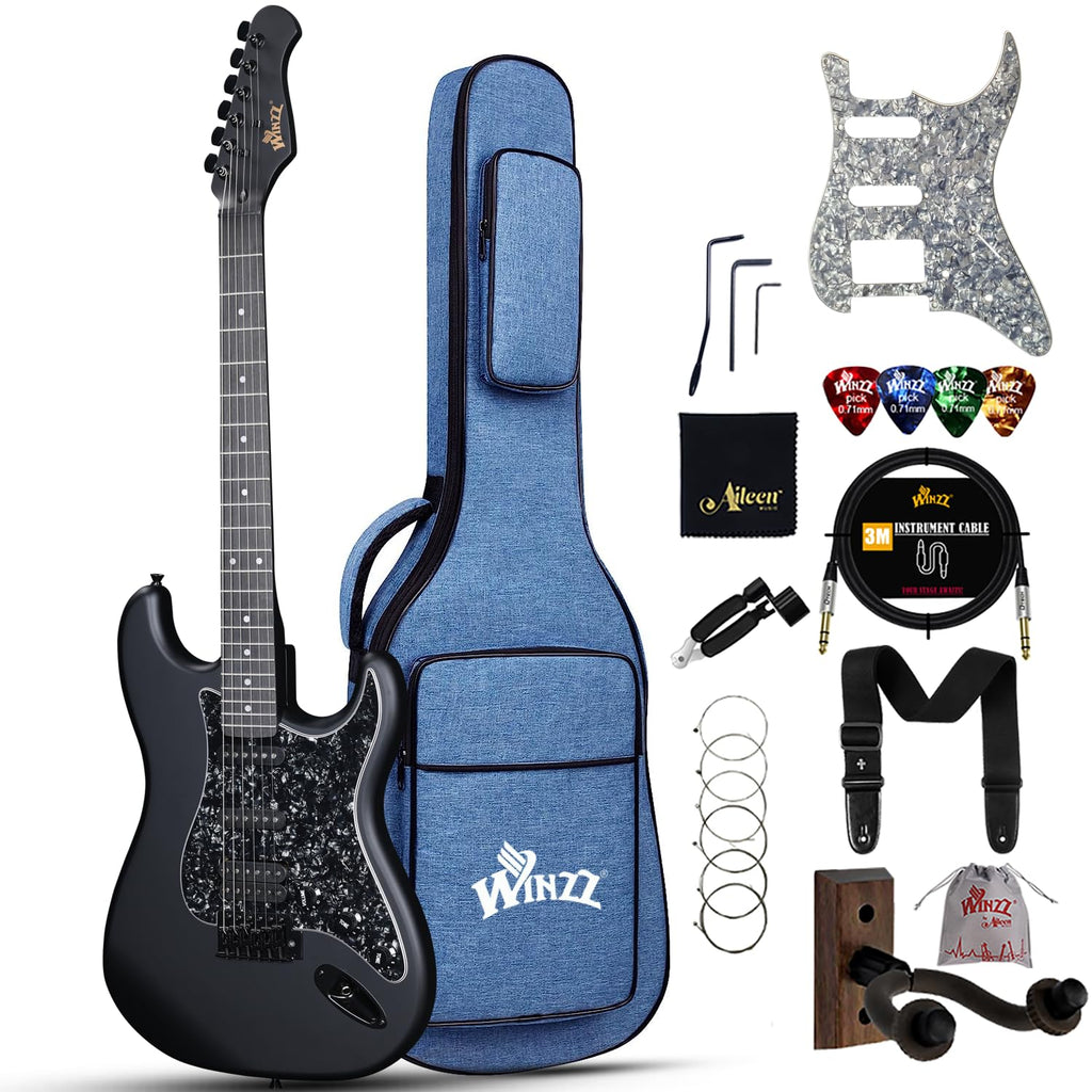 Full Size HSS Electric Guitar with 12 Accessories O628