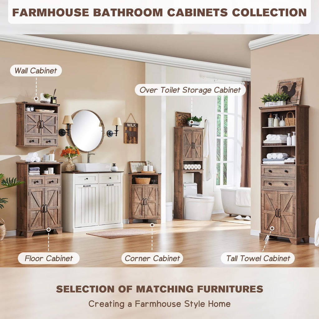 67" Over Toilet Storage Bathroom Cabinet I963