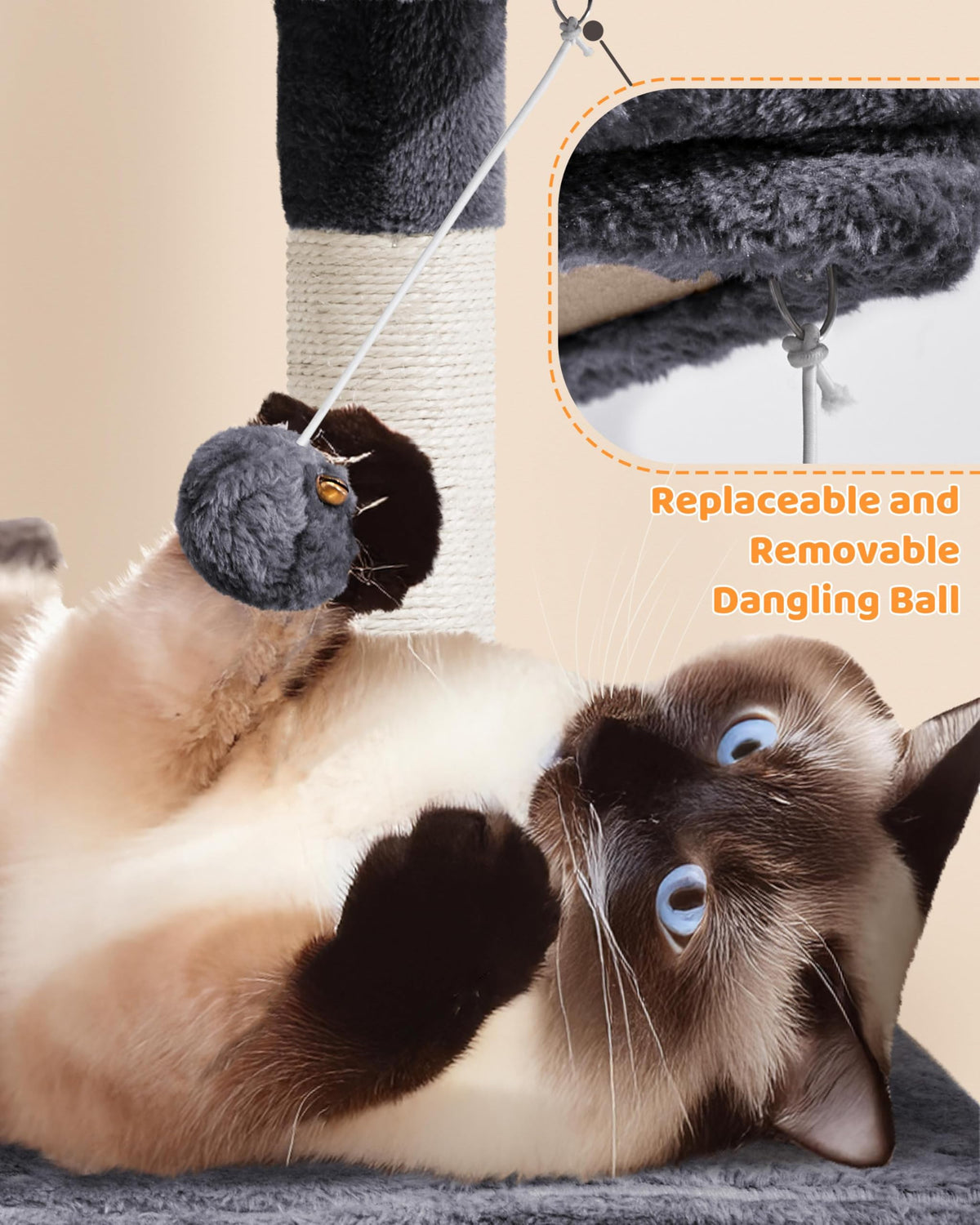 63in Large Cat Tree D29380
