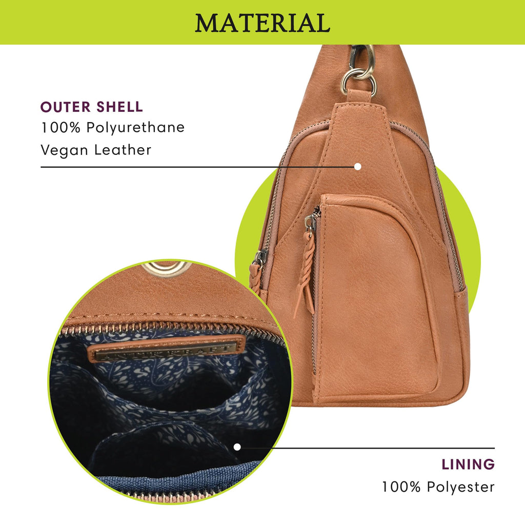 Vegan Leather Crossbody Bag H6802