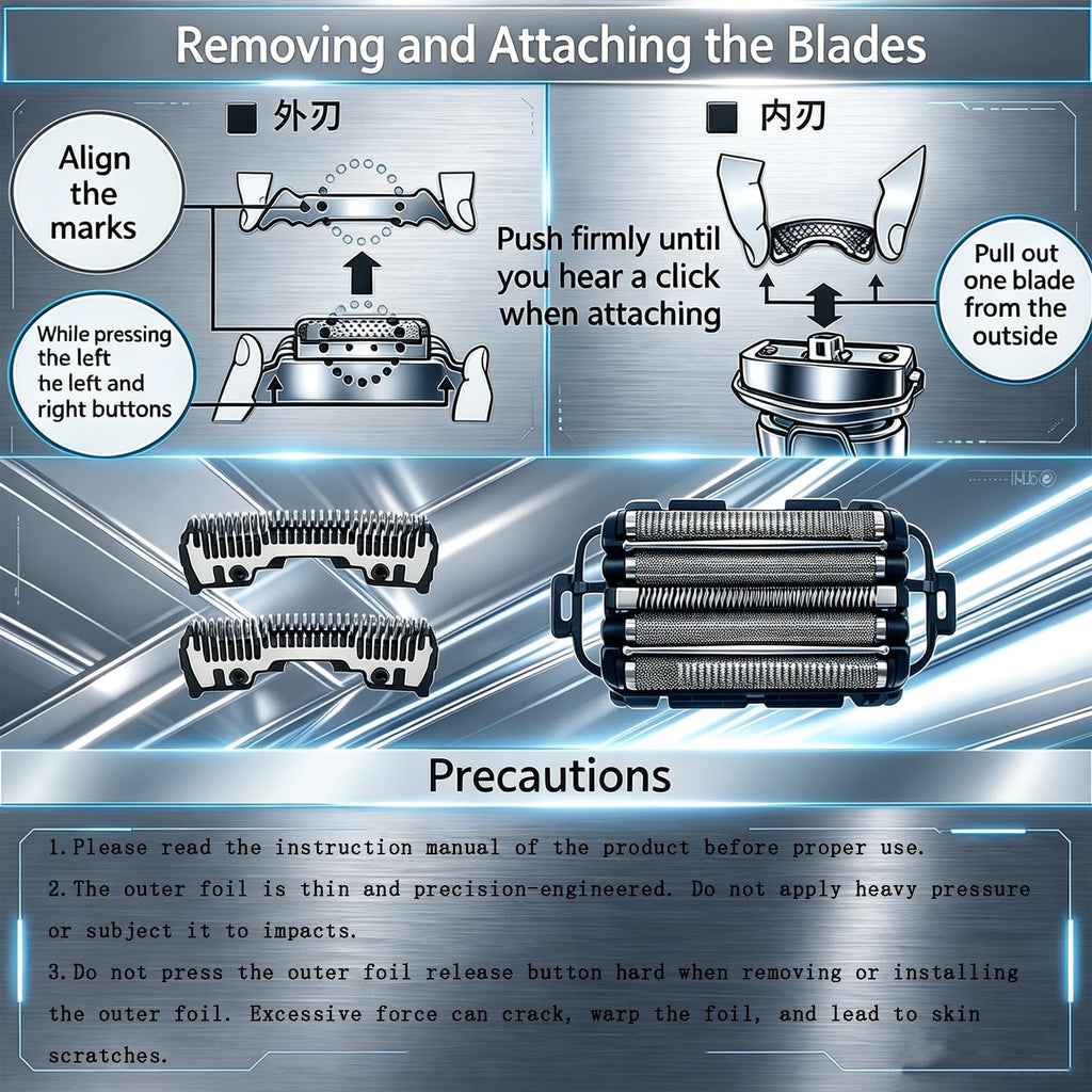 Replacement Blades and Foil M3998