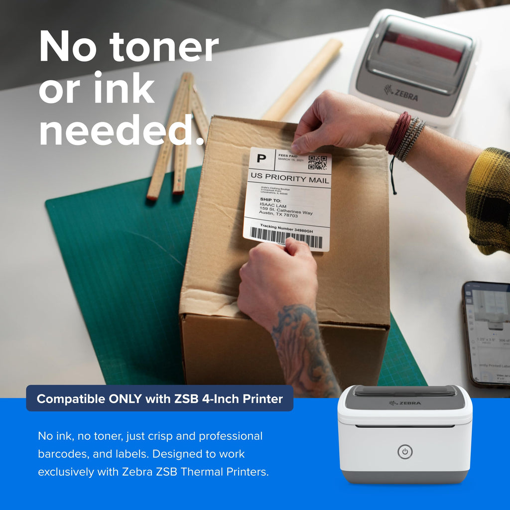 Potato Starch-Based Printer Label Paper 4" x 6" O707