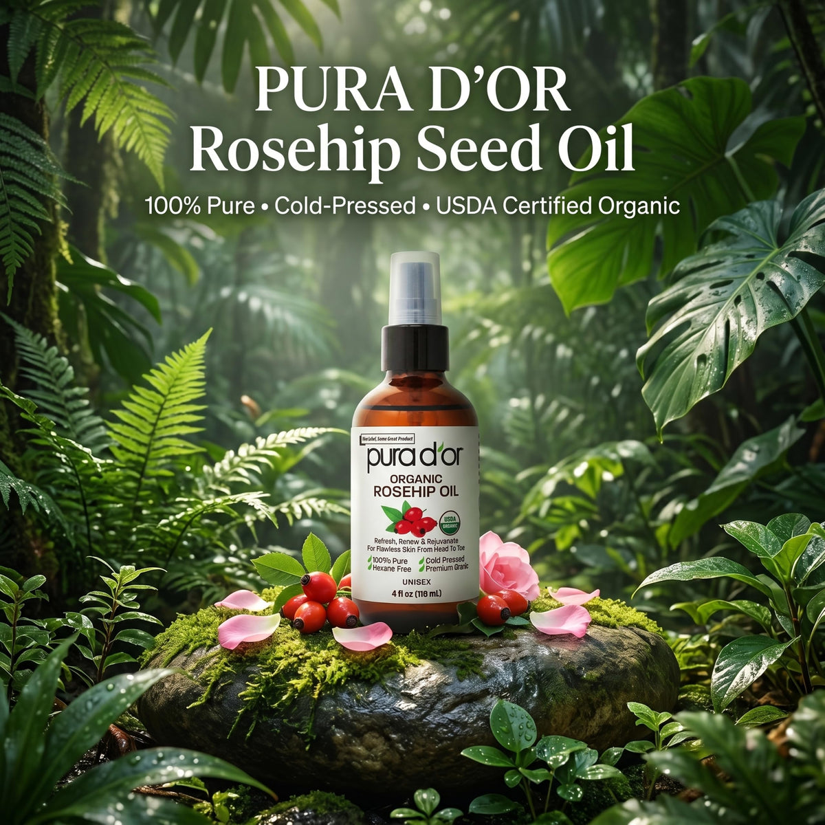 Organic Rosehip Seed Oil 4 oz W505110