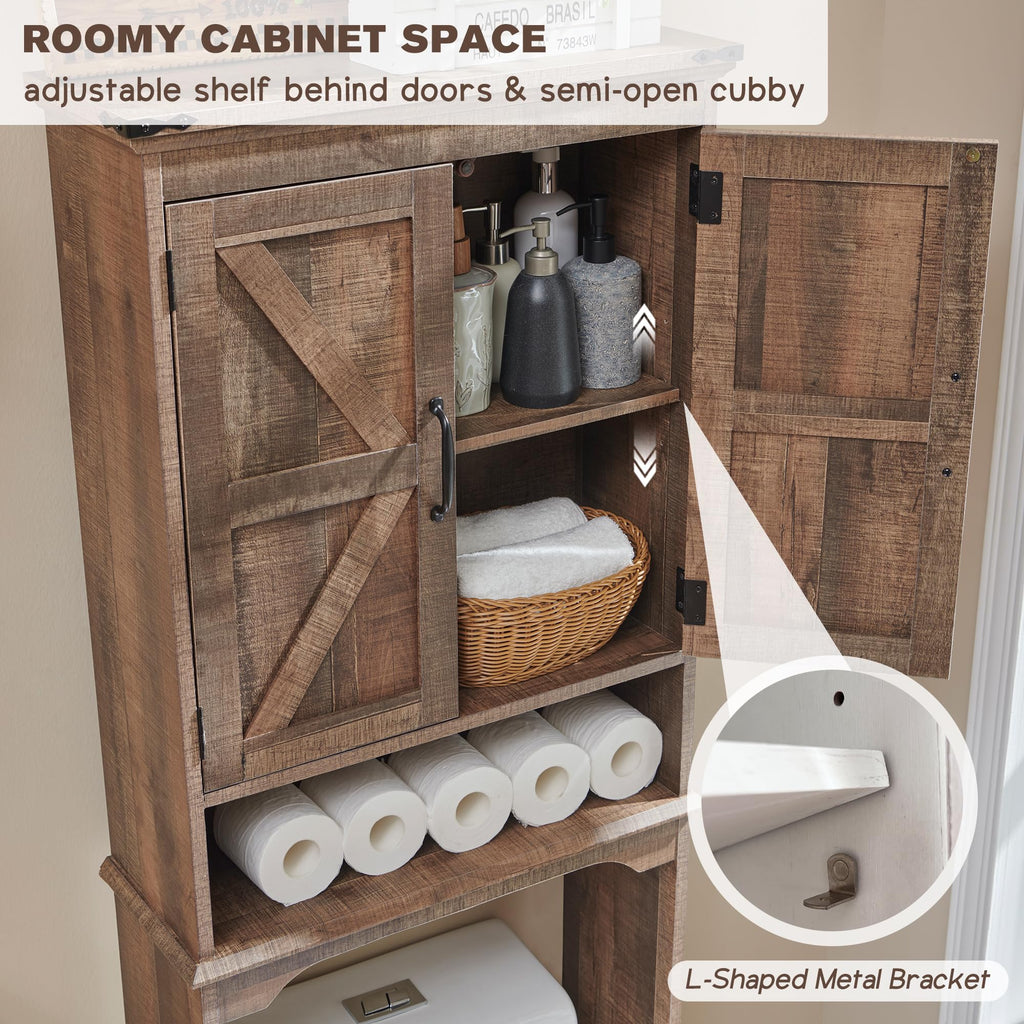 67" Over Toilet Storage Bathroom Cabinet I963