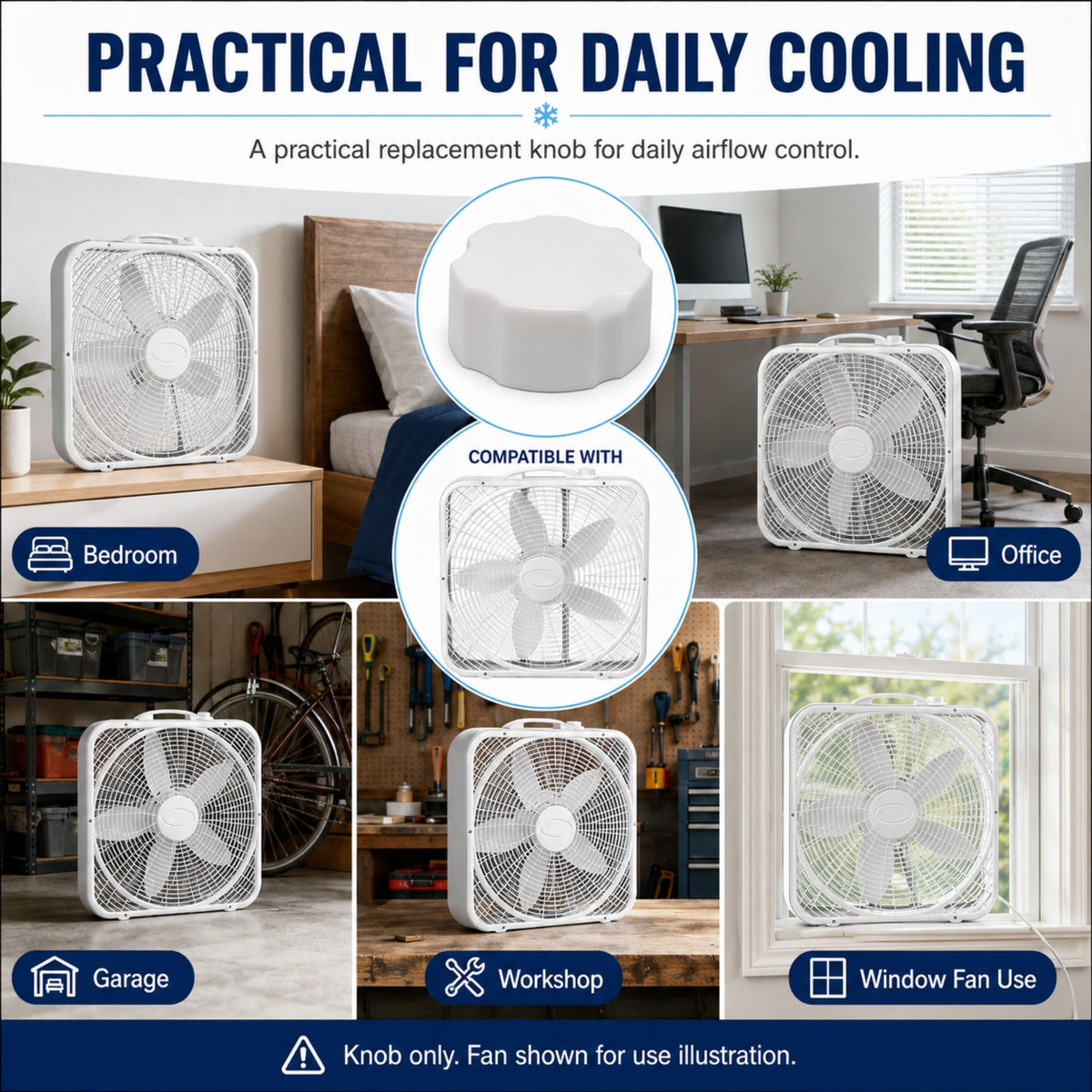 Compatible with Box Fan A788426